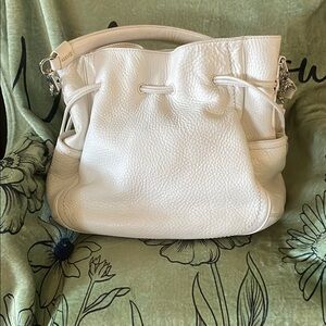 Cole Haan Elegant White Leather Handbag